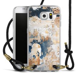 Carry Case Transparent Leather black/gold