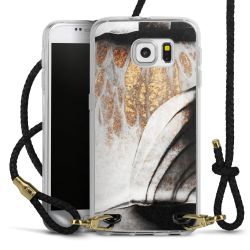 Carry Case Transparent Leather black/gold