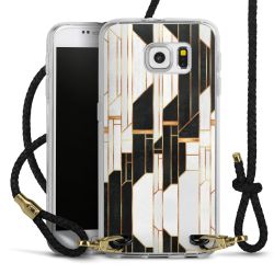 Carry Case Transparent Leather black/gold