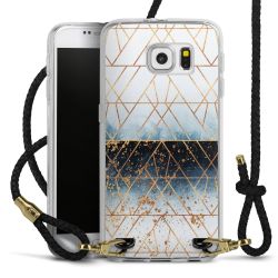 Carry Case Transparent Leather black/gold