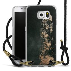 Carry Case Transparent Leather black/gold