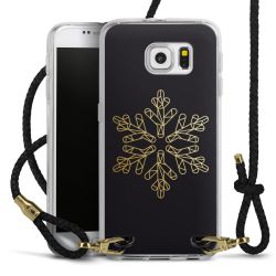 Carry Case Transparent Leather black/gold