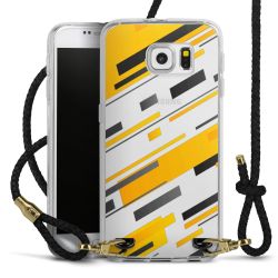 Carry Case Transparent Leather black/gold