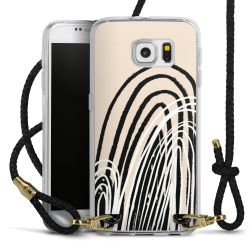 Carry Case Transparent Leather black/gold