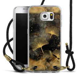 Carry Case Transparent Leather black/gold