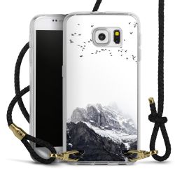 Carry Case Transparent Leather black/gold