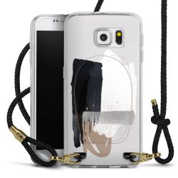 Carry Case Transparent Leather black/gold