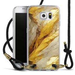 Carry Case Transparent Leather black/gold