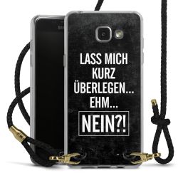 Carry Case Transparent Leder schwarz/gold