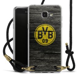 Carry Case Transparent Leather black/gold