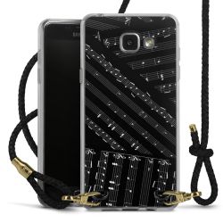 Carry Case Transparent Leather black/gold