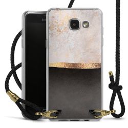 Carry Case Transparent Leather black/gold