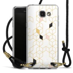 Carry Case Transparent Leather black/gold