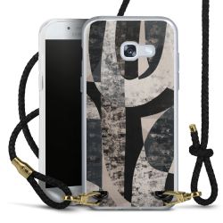 Carry Case Transparent Leather black/gold