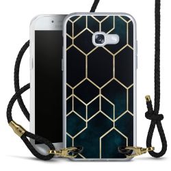 Carry Case Transparent Leather black/gold