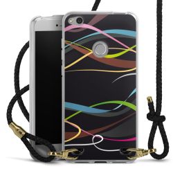 Carry Case Transparent Leather black/gold