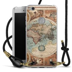 Carry Case Transparent Leather black/gold