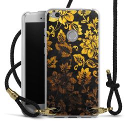 Carry Case Transparent Leather black/gold