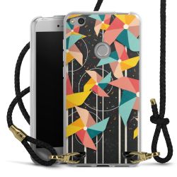 Carry Case Transparent Leather black/gold