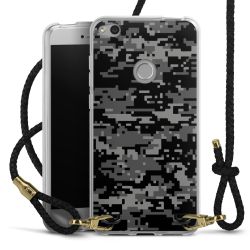 Carry Case Transparent Leather black/gold