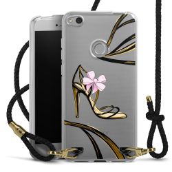 Carry Case Transparent Leather black/gold