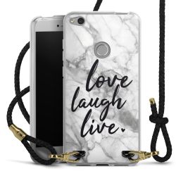 Carry Case Transparent Leather black/gold