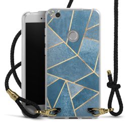 Carry Case Transparent Leather black/gold