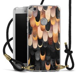 Carry Case Transparent Leather black/gold