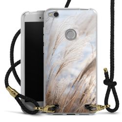 Carry Case Transparent Leather black/gold