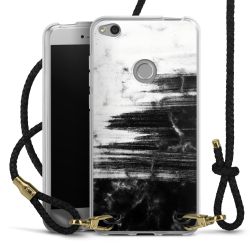 Carry Case Transparent Leather black/gold