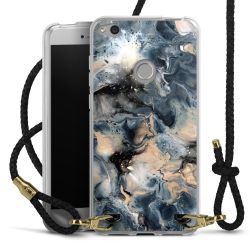 Carry Case Transparent Leather black/gold