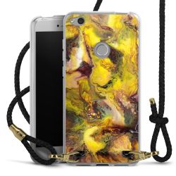 Carry Case Transparent Leather black/gold