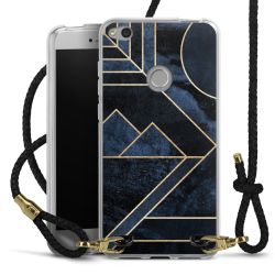 Carry Case Transparent Leather black/gold