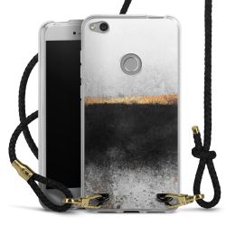 Carry Case Transparent Leather black/gold