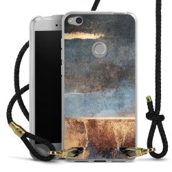 Carry Case Transparent Leather black/gold