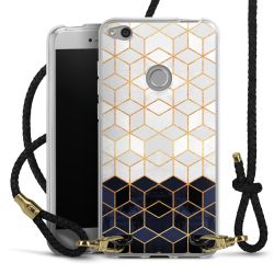 Carry Case Transparent Leather black/gold