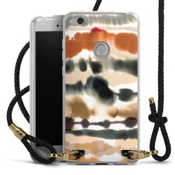 Carry Case Transparent Leather black/gold