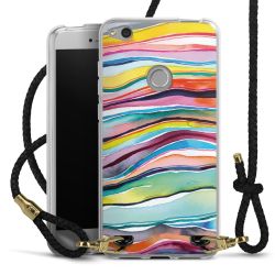 Carry Case Transparent Leather black/gold