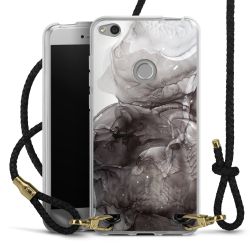 Carry Case Transparent Leather black/gold