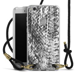 Carry Case Transparent Leather black/gold