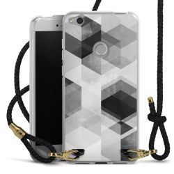 Carry Case Transparent Leather black/gold