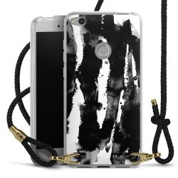 Carry Case Transparent Leather black/gold