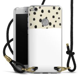 Carry Case Transparent Leather black/gold