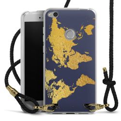 Carry Case Transparent Leather black/gold