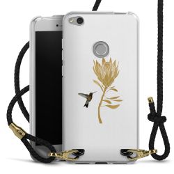 Carry Case Transparent Leather black/gold