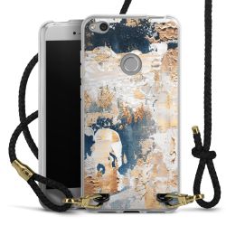 Carry Case Transparent Leather black/gold