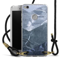 Carry Case Transparent Leather black/gold