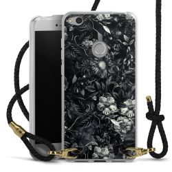 Carry Case Transparent Leather black/gold