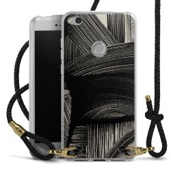 Carry Case Transparent Leather black/gold