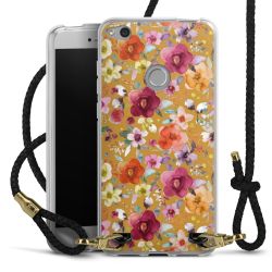 Carry Case Transparent Leather black/gold